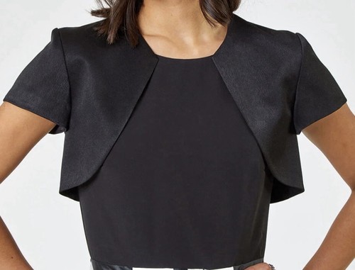 Short sleeve bolero roman - short,