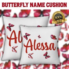 Personalised Butterfly Cushion