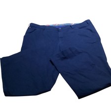 Meyer Chicago Trousers Men's 42/30 Blue Cotton Blend