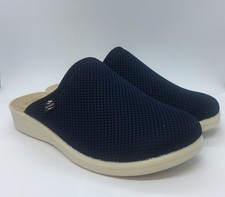 Fly Flot Navy Slip On Comfort Mule Shoes Size 7 Ladies