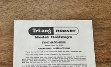 Tri-Ang Hornby Model Railways SynchroSmoke Operating Instructions X.391