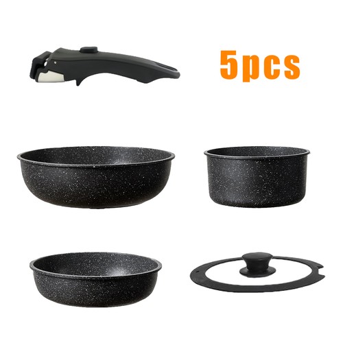 5pcs cookware set non stick - set, non-stick