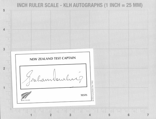 Graham dowling hand signed - graham,