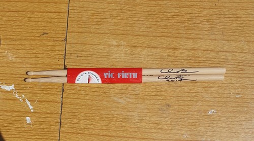 Clem burke blondie hand signed - clem,