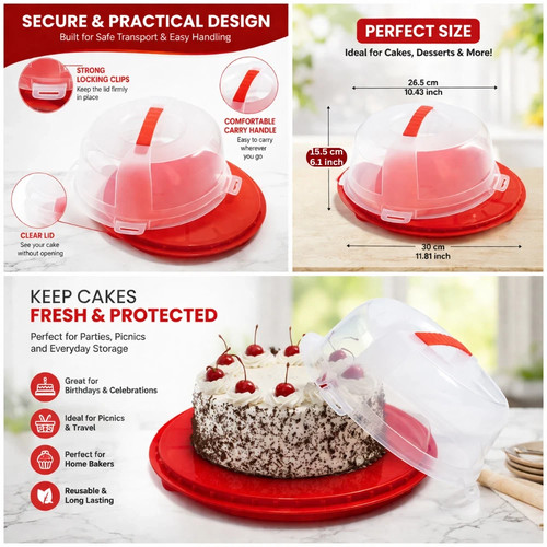 Resuable red plastic - red,