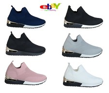 WOMEN'S LOW WEDGE SLIP ON SOCK