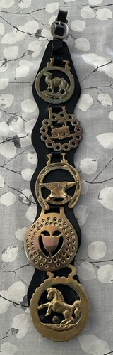 Five brass horse - horse, ornaments