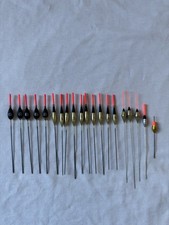 Tubertini Match Pole Carp/silver Fishing Floats Never Used 20 In Total