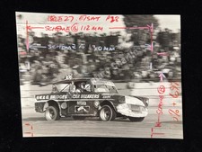 ORIGINAL 1977 GEORGE POLLEY BRITISH NATION HOT ROD FAST RACING SPORT PRESS PHOTO