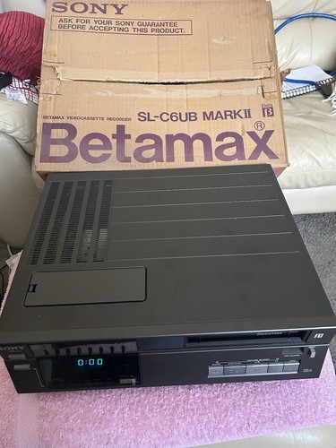 Sony betamax video cassette - betamax,