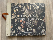 timeless traditions  wallpaper large sample  book . sweden - borastapeter