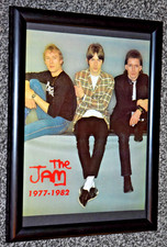 THE JAM band A4 size FRAMED Original promo ART poster