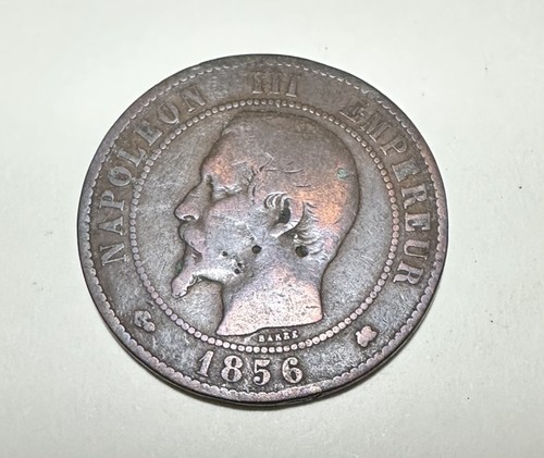1856 coin france napoleon - 1856, france,