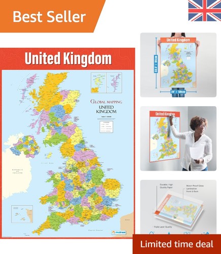 Vibrant map chart - uk,