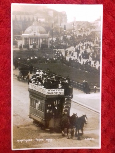 Postcard morecambe horse - morecambe,,