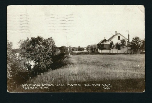 Perham minnesota 1928 rppc - perham, mn