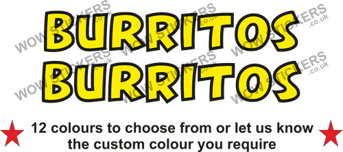Burritos stickers street - ,