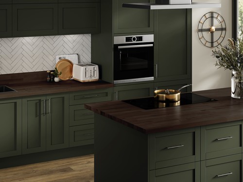Black stained oak - black,