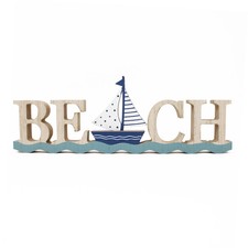 WOODEN ORNAMENTAL BEACH SIGN
