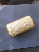 Vintage Ronson Mother of Pearl Cigarette Case/Purse/trinket box/Lipstick case