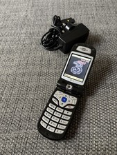 LG U8130 Flip Mobile Phone Rare Black Retro Fully Working But Locked To Three