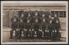 WW2 1st O.T.B. ROYAL SIGNALS 1943 postcard-size photo