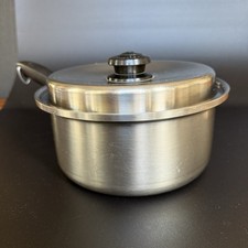 Colonial Saladmaster 2 Quart 8" Saucepan Pot Stainless Cookware