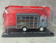 IXO Renault Horsebox Animal Transporter Model Truck Van 1:43 Scale Grey