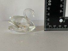 Rare Vintage Collectible Swarovski Crystal Swan Figurine 2” Retired 7633 NR 50 