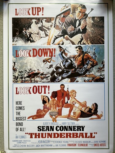 Thunderball film movie poster - film,