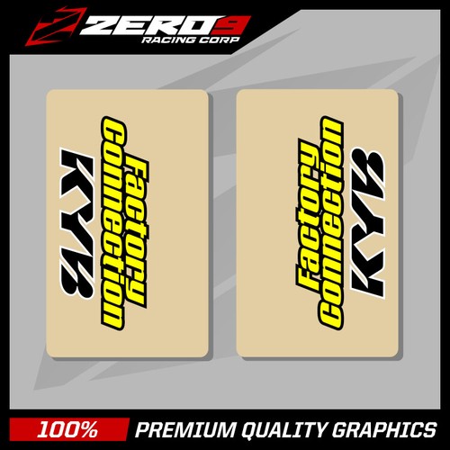 Kyb upper fork decals - fork,