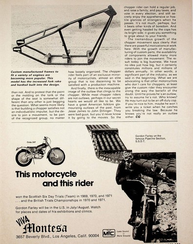 1972 montesa cota gordon - 1972,
