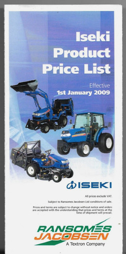 Iseki mowers compact - iseki,
