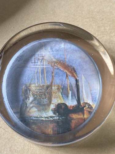 Vintage glass paperweight - vintage,