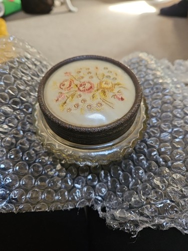 Vintage powder bowl regency - bowl,