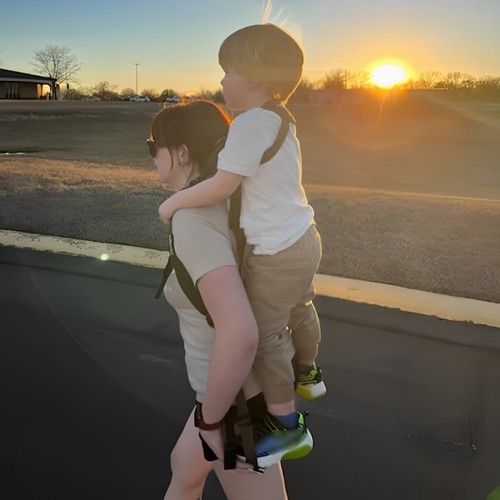 Child carrier harness - harness, rigid