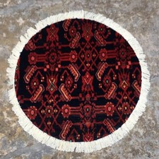 2x2 round afghan kilim rug - 2x2,