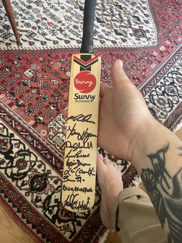 Miniature cricket bat with - bat,