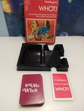 Whot Children’s card game. Waddington's 1977 Like an early “UNO” VINTAGE