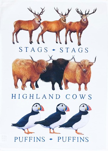 Scottish iconic animals tea - scottish,