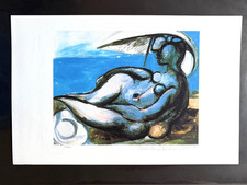 Pablo Picasso Signed Limited Edition Giglee "Reclining Nude At Beach" No 53/500