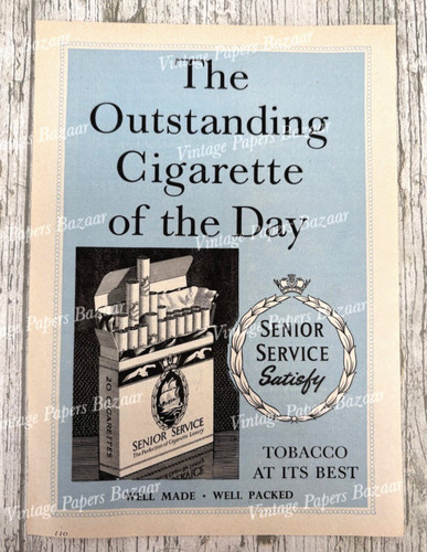 Senior service cigarettes - service,