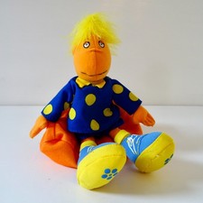 Vintage 1999 BBC CBeebies Tweenies Jake on a Bean Bag - 15cm Tall - Rare