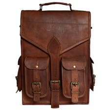 Leather Backpack Bag Genuine