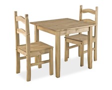 Corona pine kitchen table - pine, set