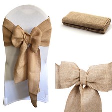 Hessian Sashes Chair Cover