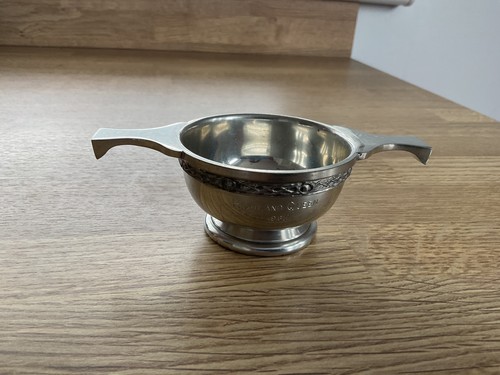 Culfonia vintage pewter quaich - culfonia,