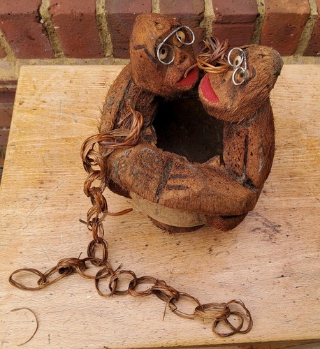 Vintage coconut shell hand - vintage,
