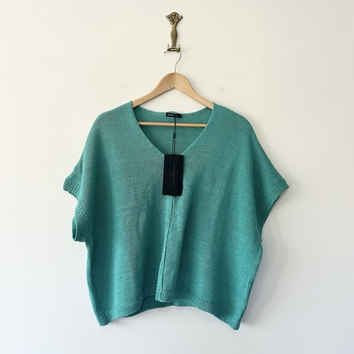 Grizas 100 linen aqua short - aqua,