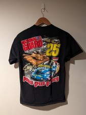 Vintage 2007 Nascar National Guard Racing Speedway Black Medium T-Shirt